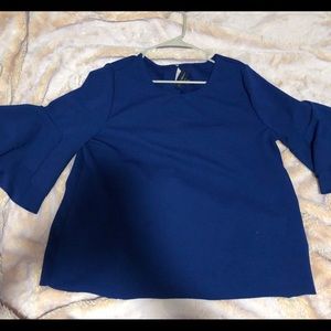 Lane Bryant Tops - Lane Bryant Blue Big Sleeved Shirt Lane Bryant Tops - Lane Bryant Blue Big Sleeved Shirt